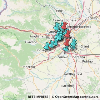 Mappa Via Rivalta, 10040 Volvera TO, Italia (9.922)