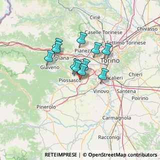 Mappa Via Rivalta, 10040 Volvera TO, Italia (9.34818)