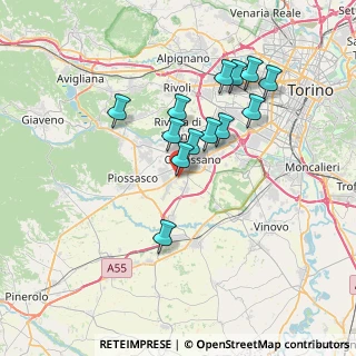 Mappa Via Rivalta, 10040 Volvera TO, Italia (6.26923)