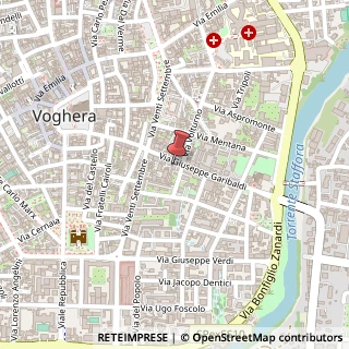 Mappa Via Giuseppe Garibaldi, 99, 27058 Voghera, Pavia (Lombardia)