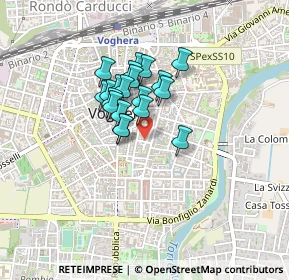 Mappa Via Paolo Sacchi, 27058 Voghera PV, Italia (0.289)