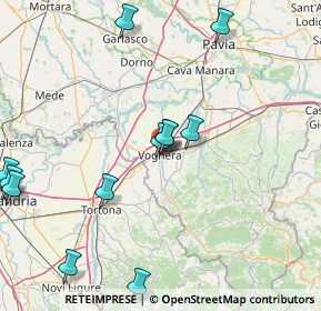 Mappa Via Paolo Sacchi, 27058 Voghera PV, Italia (22.35667)