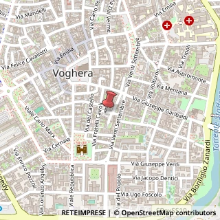 Mappa Via XX Settembre, 37, 27058 Voghera, Pavia (Lombardia)