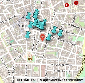 Mappa Via Paolo Sacchi, 27058 Voghera PV, Italia (0.17)