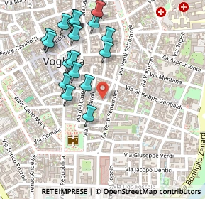 Mappa Via Paolo Sacchi, 27058 Voghera PV, Italia (0.2625)