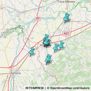 Mappa Via Camillo Benso Cavour, 27058 Voghera PV, Italia (4.88833)