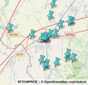 Mappa Via Cavour Camillo Benso, 27058 Voghera PV, Italia (3.6175)