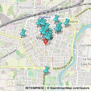 Mappa Via Camillo Benso Cavour, 27058 Voghera PV, Italia (0.35842)