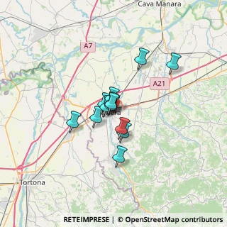 Mappa Strada Cà Bianca, 27058 Voghera PV, Italia (4.11846)
