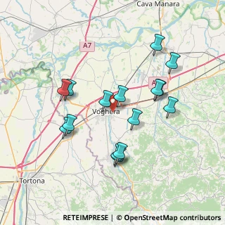 Mappa Strada Cà Bianca, 27058 Voghera PV, Italia (7.11533)