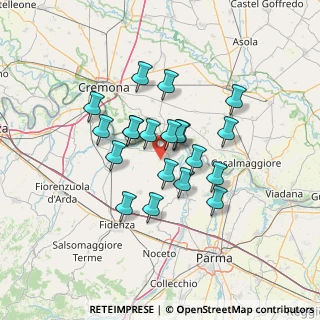 Mappa SP59, 43010 Roccabianca PR, Italia (10.673)