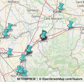 Mappa Via Cavagna, 27058 Voghera PV, Italia (18.27188)