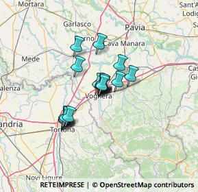 Mappa Via del Castello, 27058 Voghera PV, Italia (8.22)