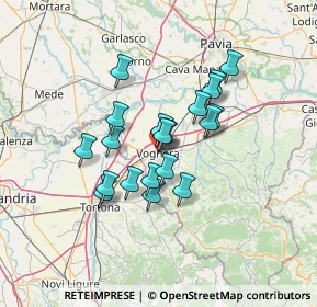 Mappa Via Cairoli, 27058 Voghera PV, Italia (10.4105)