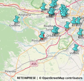 Mappa Via Alfano, 10045 Piossasco TO, Italia (10.2755)