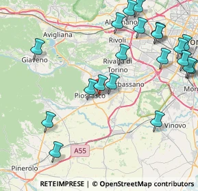Mappa Via Alfano, 10045 Piossasco TO, Italia (10.266)