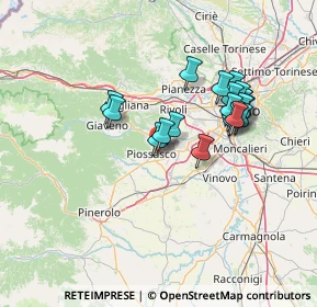 Mappa Via Alfano, 10045 Piossasco TO, Italia (12.445)