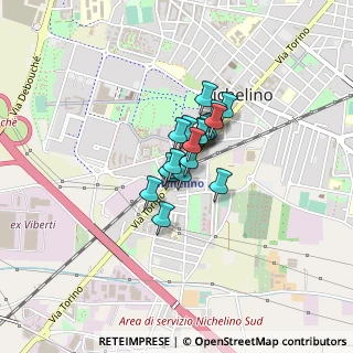 Mappa Via Torino, 10048 Nichelino TO, Italia (0.2125)