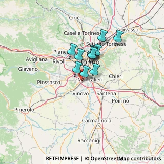 Mappa Via Torino, 10048 Nichelino TO, Italia (9.19583)