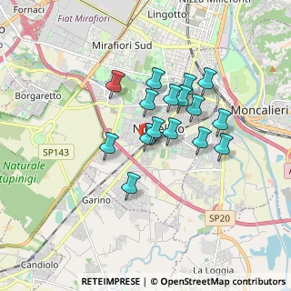 Mappa Via Torino, 10048 Nichelino TO, Italia (1.37)