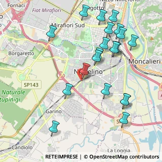 Mappa Via Torino, 10048 Nichelino TO, Italia (2.3645)