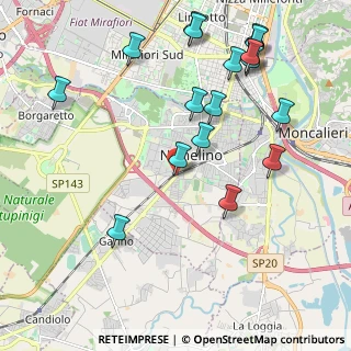 Mappa Via Torino, 10048 Nichelino TO, Italia (2.43111)