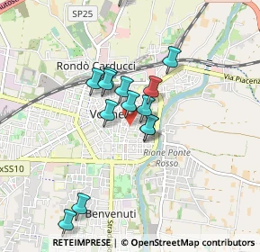 Mappa Via XX Settembre, 27058 Voghera PV, Italia (0.74071)