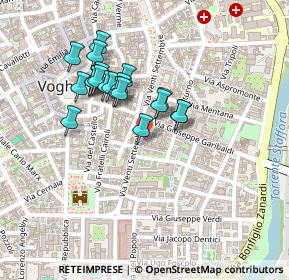 Mappa Via XX Settembre, 27058 Voghera PV, Italia (0.189)