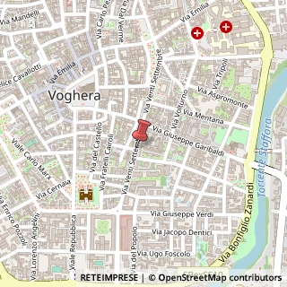 Mappa Via XX Settembre, 70, 27058 Voghera, Pavia (Lombardia)