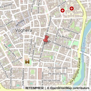 Mappa Via XX Settembre, 21, 27058 Voghera, Pavia (Lombardia)