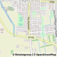 Térkép Taglio di Po