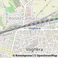 Kaart Voghera