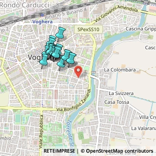 Mappa Via Enrico Gamalero, 27058 Voghera PV, Italia (0.4185)