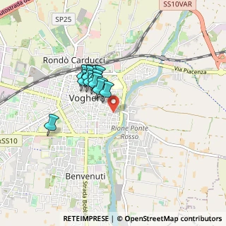 Mappa Via Enrico Gamalero, 27058 Voghera PV, Italia (0.64538)