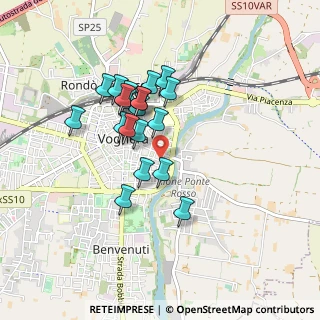 Mappa Via Enrico Gamalero, 27058 Voghera PV, Italia (0.728)