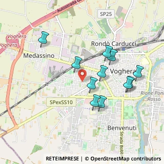 Mappa Str. Mezzana, 27058 Voghera PV, Italia (0.88636)
