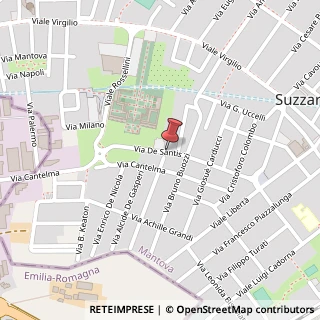 Mappa Via F. de Santis, 18, 46029 Suzzara, Mantova (Lombardia)