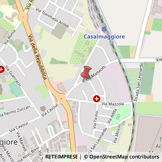 Mappa Via Giacomo Matteotti, 10, 26041 Casalmaggiore, Cremona (Lombardia)