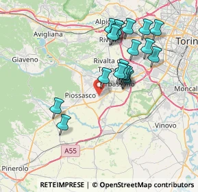 Mappa Via Adige, 10045 Piossasco TO, Italia (7.0935)