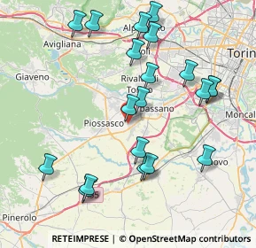 Mappa Via Adige, 10045 Piossasco TO, Italia (8.53)