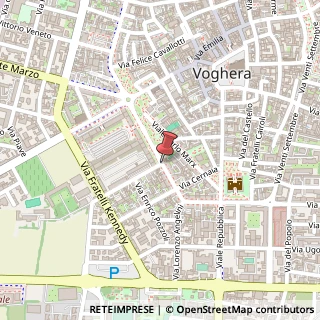 Mappa Via gramsci antonio 4, 27058 Voghera, Pavia (Lombardia)