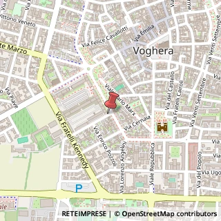 Mappa Via Gramsci, 4b, 27058 Voghera, Pavia (Lombardia)