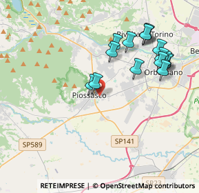 Mappa Via Botta, 10045 Piossasco TO, Italia (4.11688)