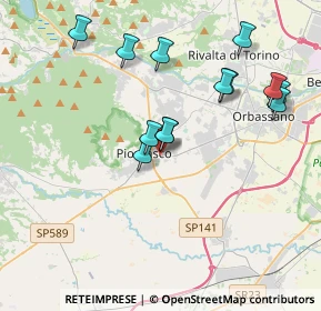 Mappa Via Botta, 10045 Piossasco TO, Italia (3.74154)