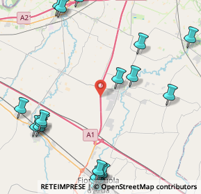Mappa A21 Dir. Torino - Piacenza - Brescia, 29016 Fiorenzuola D'arda PC, Italia (6.0725)