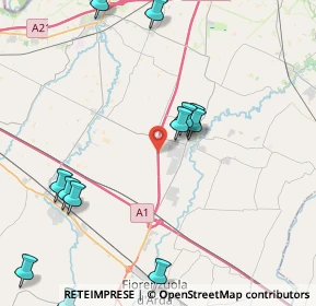Mappa A21 Dir. Torino - Piacenza - Brescia, 29016 Fiorenzuola D'arda PC, Italia (5.1325)
