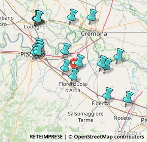 Mappa A21 Dir. Torino - Piacenza - Brescia, 29016 Fiorenzuola D'arda PC, Italia (16.728)