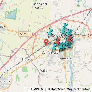 Mappa Via Armando Prassoli, 27058 Voghera PV, Italia (1.675)