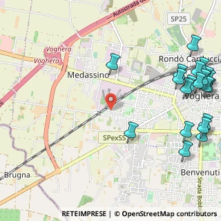 Mappa Via Armando Prassoli, 27058 Voghera PV, Italia (1.6145)
