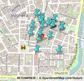 Mappa Via Piero Gobetti, 27058 Voghera PV, Italia (0.176)